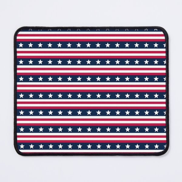 Item preview, Blue Red White Horizontal Stripe Five-pointed Star United States Color Unity Federal Holiday Washington Pattern designed and sold by PenguinForests.