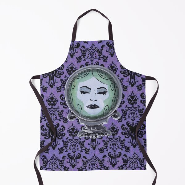Item preview, Haunted Mansion Purple Wallpaper with Madame Leota Crystal Ball designed and sold by Taulukos Designs.