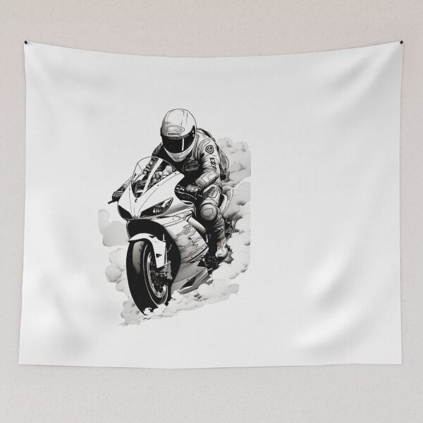 Item preview, Fast motorcyclist designed and sold by Revived Design.