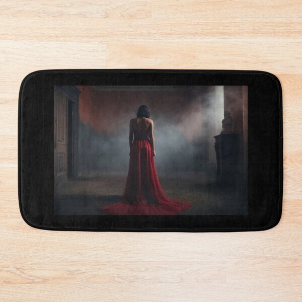 Item preview, beautiful elegant lady in red designed and sold by Fantasymachine.