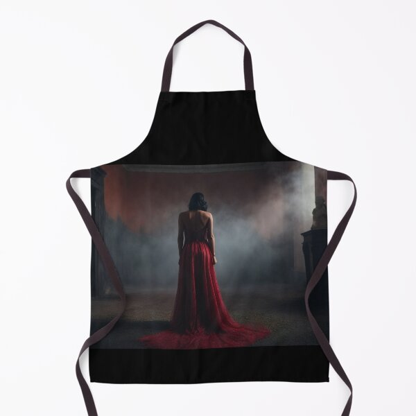 Item preview, beautiful elegant lady in red designed and sold by Fantasymachine.