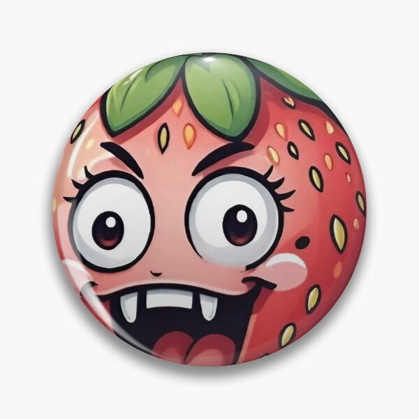 Item preview, Crazy Cartoon Strawberry designed and sold by TheLilacBat.