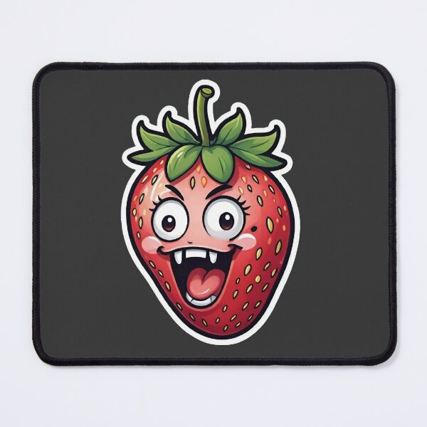 Item preview, Crazy Cartoon Strawberry designed and sold by TheLilacBat.