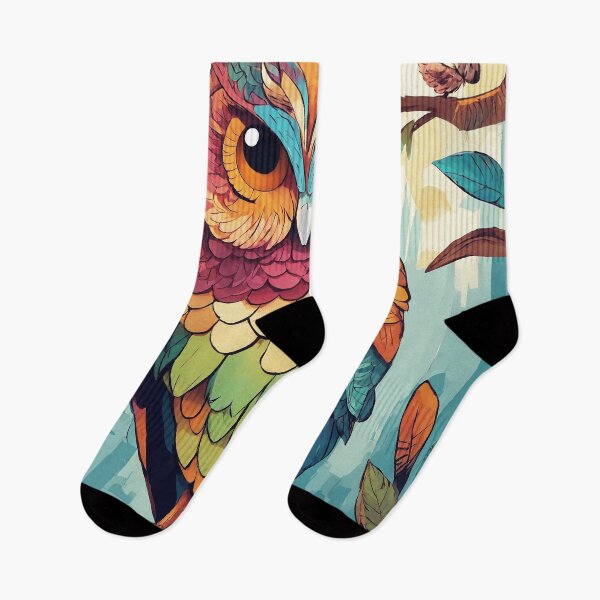 Aperçu de l'œuvre CUTE OWL FUNNY créée et vendue par BANKJOB ⭐⭐⭐⭐⭐.