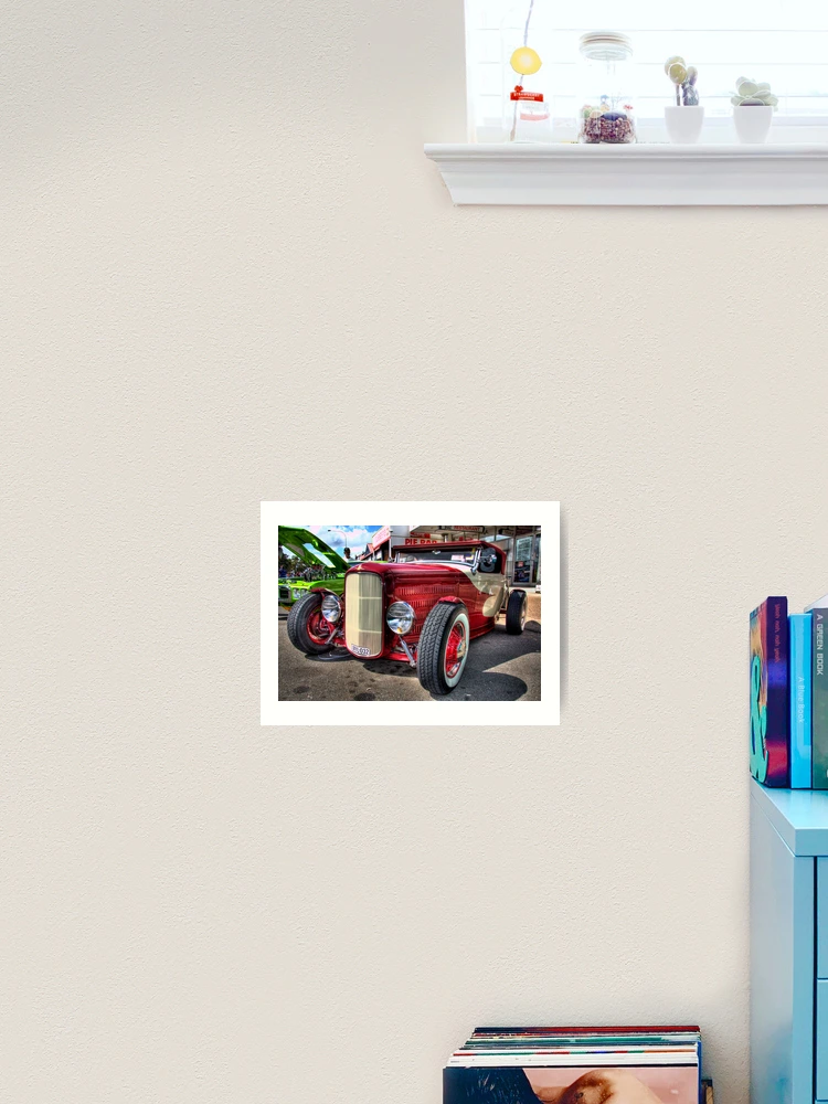 Thumbnail 2 of 3, Art Print, HOT ROD designed and sold by MIGHTY TEMPLE IMAGES.