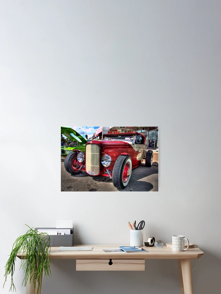 Thumbnail 2 of 3, Poster, HOT ROD designed and sold by MIGHTY TEMPLE IMAGES.