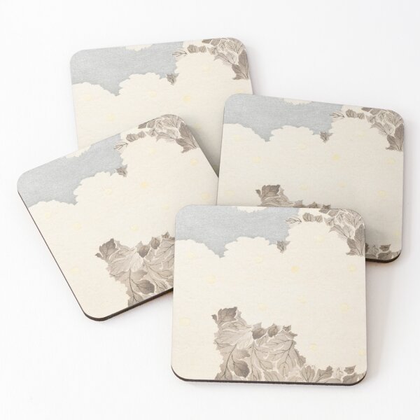 Item preview, White blossom flowers by Kamisaka Sekka Vintage Japanese  designed and sold by cutesy.
