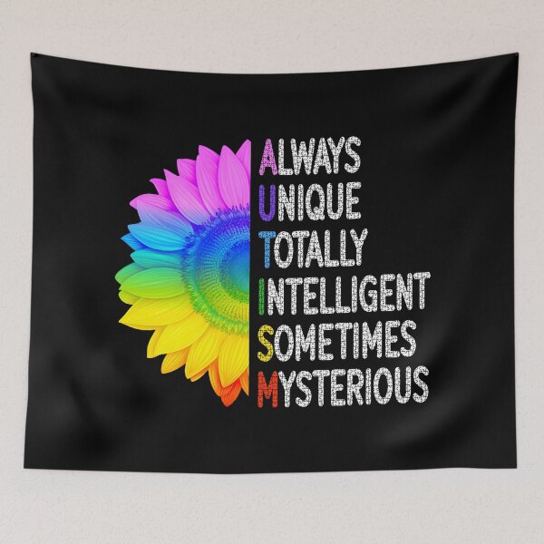 Item preview, Autism Definition with Sunflower and Puzzle Letters designed and sold by BelloniArtShop.
