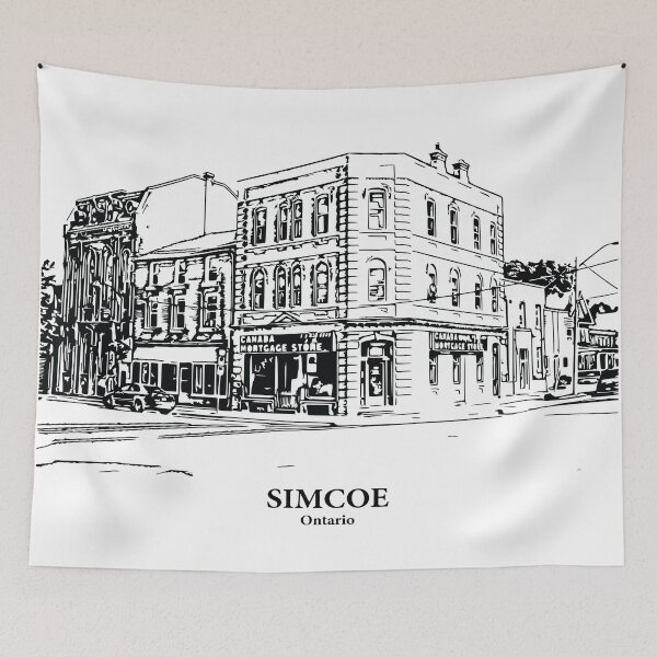 Item preview, Simcoe - Ontario designed and sold by Lakeric Cityscapes.