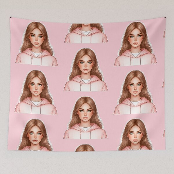 Item preview, Millie June White - Dibujo de moda designed and sold by AmberRoseWrites.