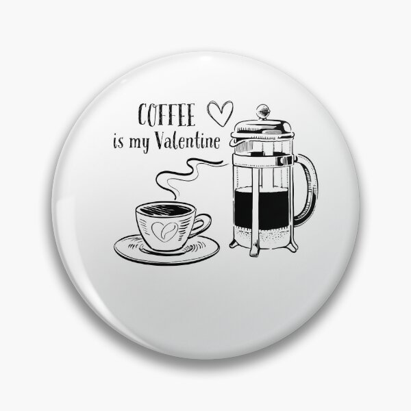 Artikelvorschau, French-Press-Kaffee zum Valentinstag entworfen und verkauft von MochaMeli.