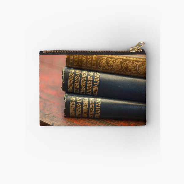 Item preview, Vintage books on rustic red table designed and sold by CLHawley.