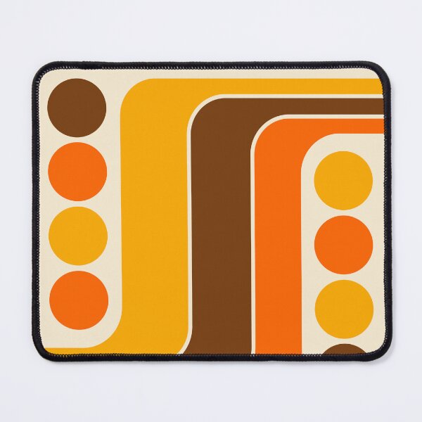 Item preview, Retro Geometric Design Orange Brown and Yellow designed and sold by tonymagnerart.