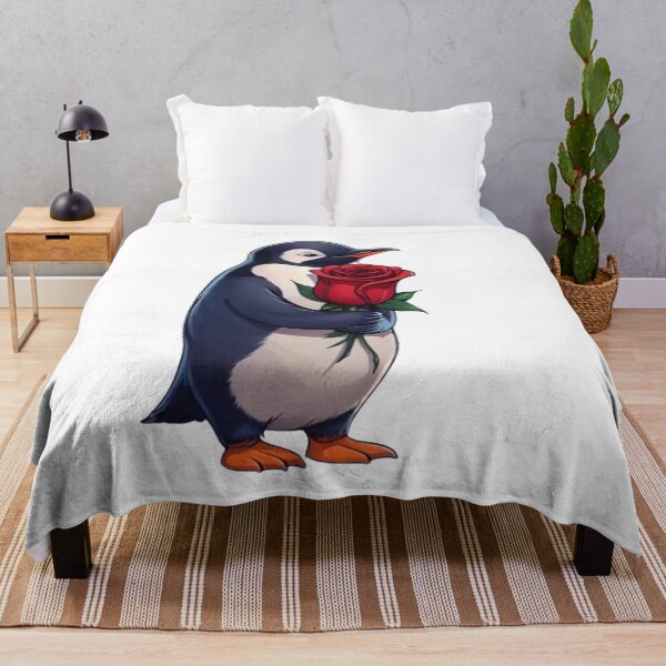 Item preview, Penguin With Rose designed and sold by Angelle55.