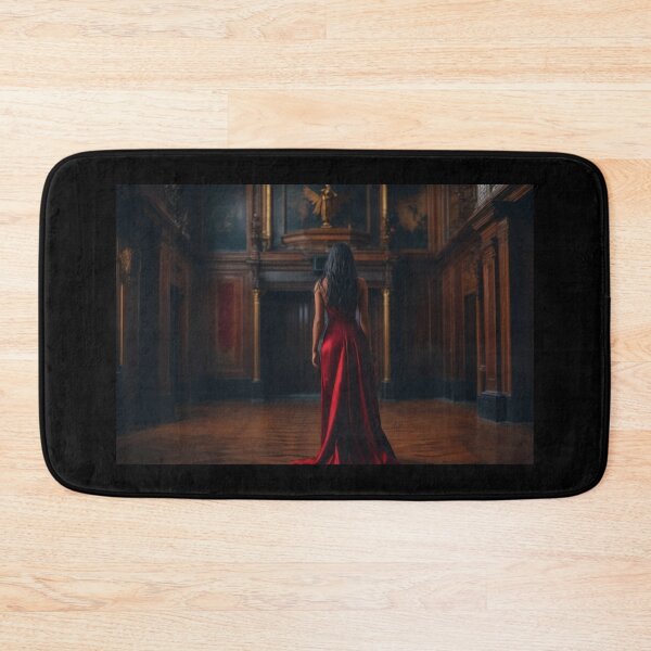 Item preview, beautiful elegant lady in red designed and sold by Fantasymachine.