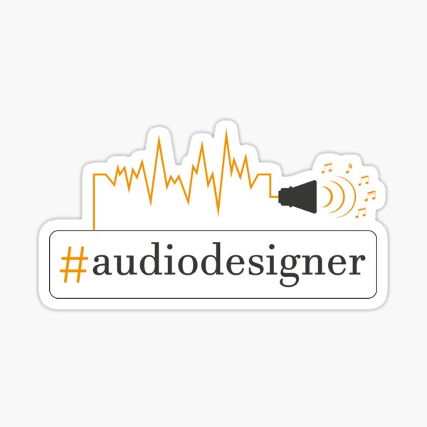 Audio Designer Sticker