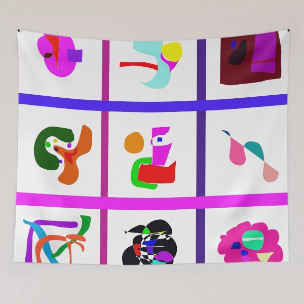 Item preview, A Collection of Nine Abstract Miniatures 28 designed and sold by masabo.