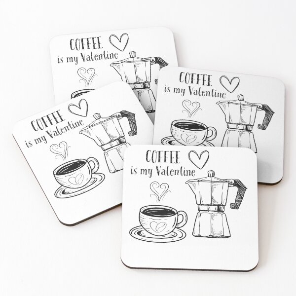 Item preview, Moka Esspresso Coffee Valentine designed and sold by MochaMeli.