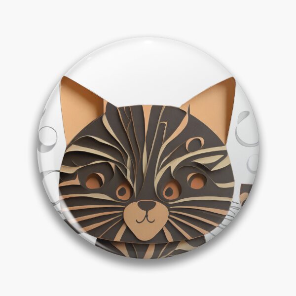 Aperçu de l'œuvre Origami de chat minou mignon créée et vendue par MakeInShop.