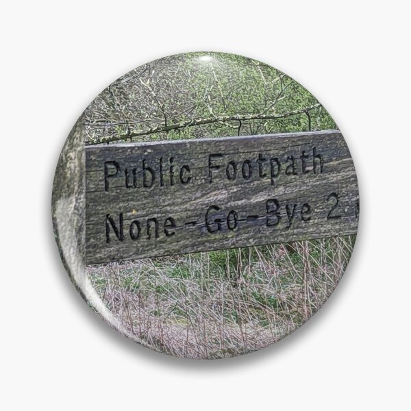 Item preview, None-Go-Bye public footpath wooden finger post in Yorkshire designed and sold by CLHawley.
