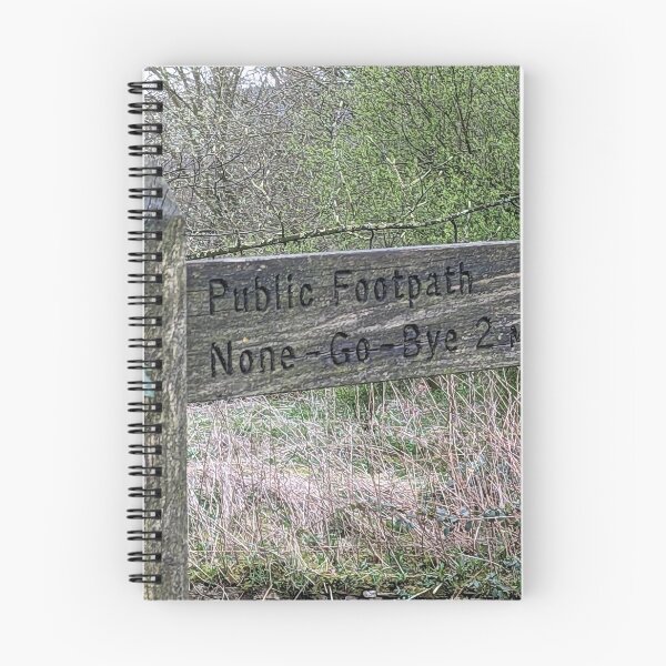 Item preview, None-Go-Bye public footpath wooden finger post in Yorkshire designed and sold by CLHawley.