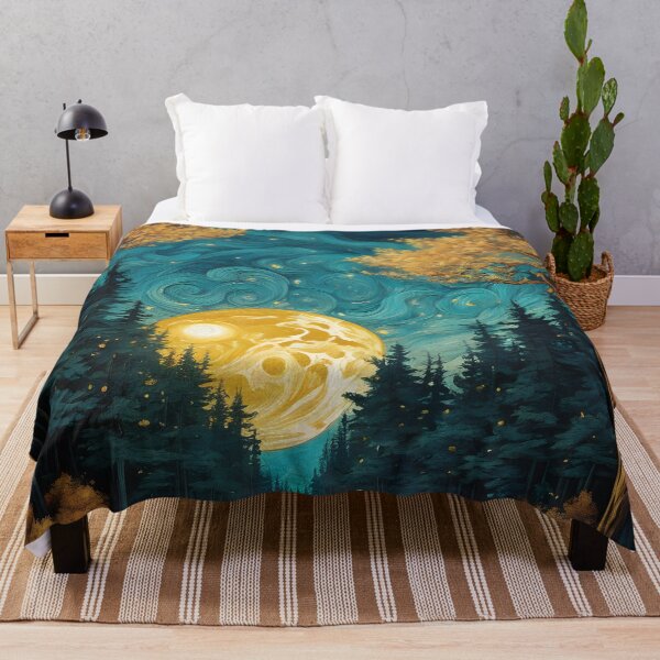 Item preview, Dark Beautiful Forest Moon Design designed and sold by cm006j.