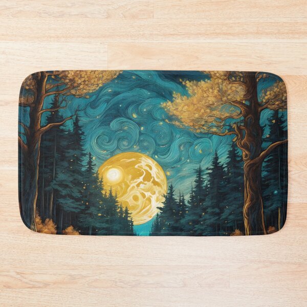 Item preview, Dark Beautiful Forest Moon Design designed and sold by cm006j.