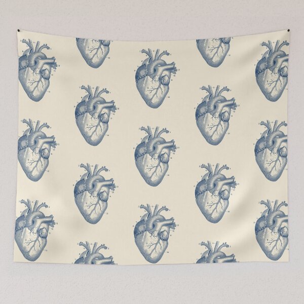 Item preview, Human Heart Diagram - Vintage Anatomy  designed and sold by VAposters.