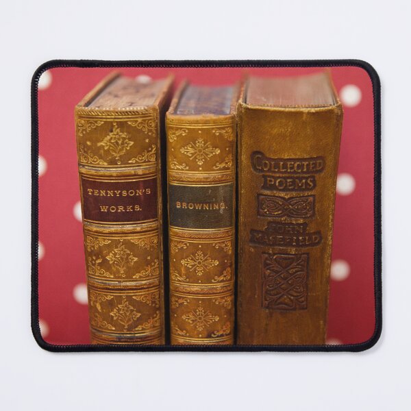 Item preview, Antique books against red and white spots designed and sold by CLHawley.
