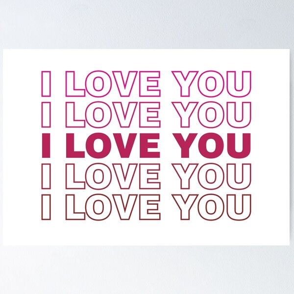 Item preview, Valentine's Day | The Color of Emotions: I Love You designed and sold by FilizDesigner.
