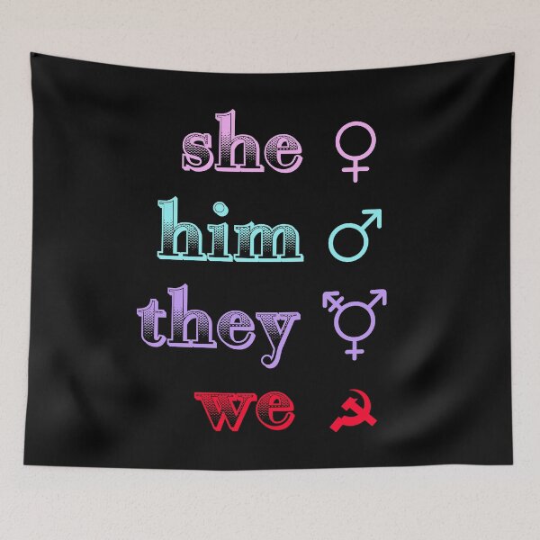 Item preview, she him they we designed and sold by BritySpear.