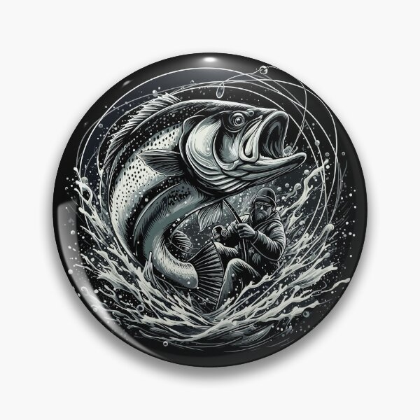 Item preview, Fishing angler dynamic gift designed and sold by Pineapple-Tree.