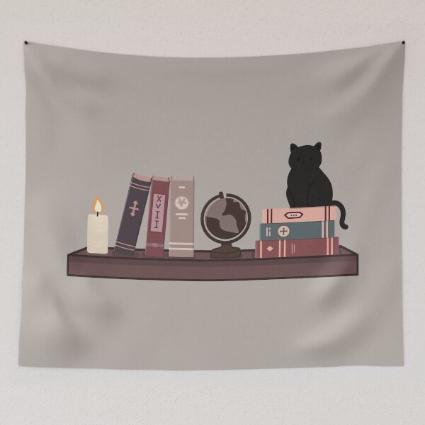 Item preview, Bookshelf Dark Academia Aesthetic designed and sold by wonderxwander.