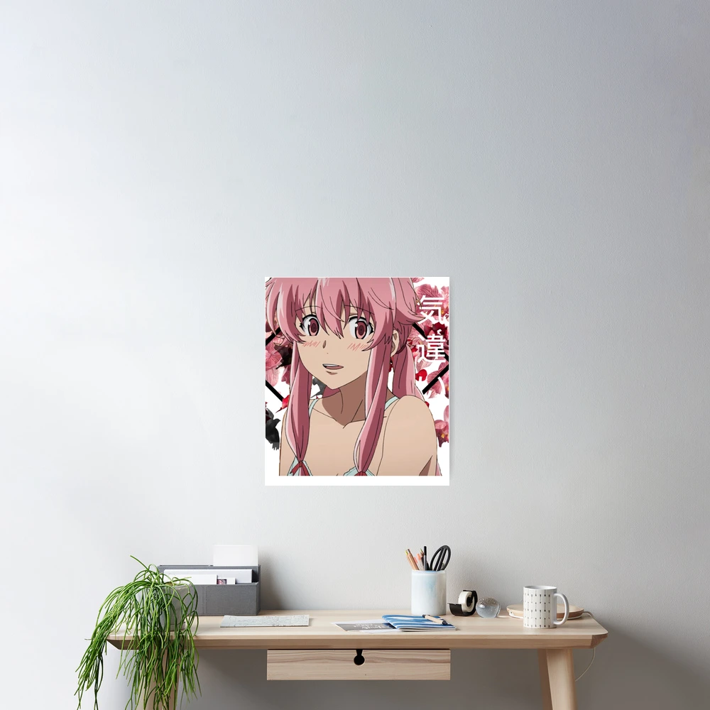 Mirai Nikki Future Diary Anime HD Canvas Print Wall Poster Scroll Room  Decor