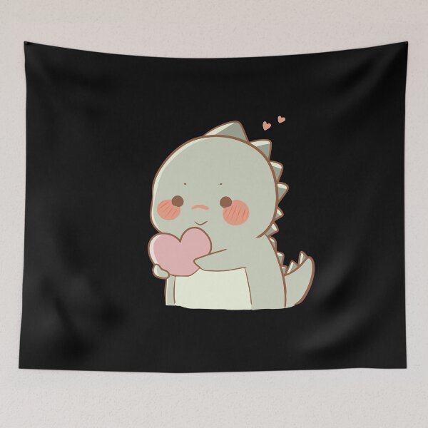 Item preview,   Cute Dinosaur with heart valentine day  designed and sold by Artistusha.