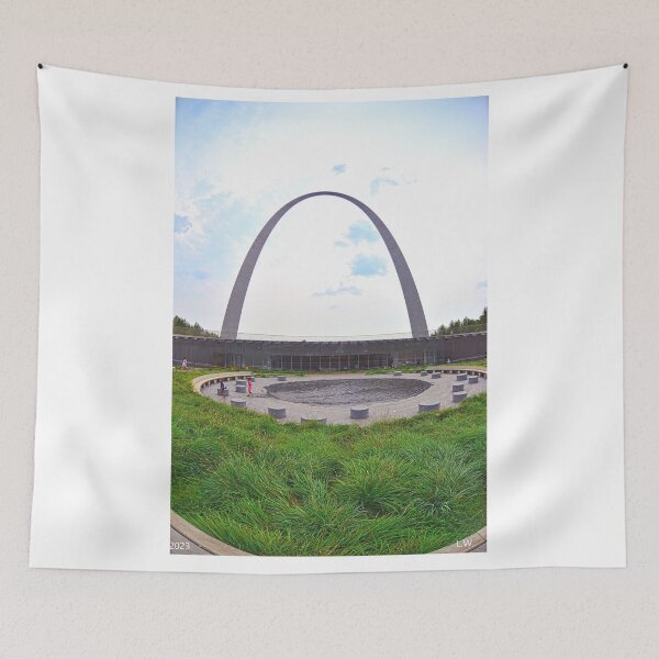 Item preview, St. Louis Missouri Gateway Arch And Museum Vertical designed and sold by LisaWootenPhoto.