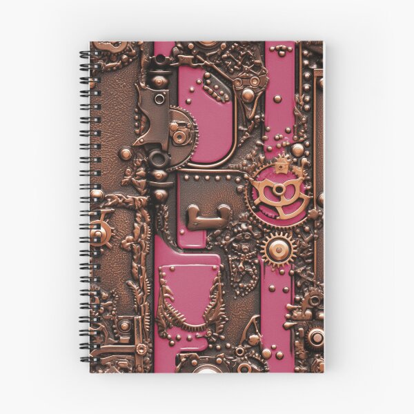 Item preview, Steampunk Book Industrial Pink designed and sold by Eurokollektiv.