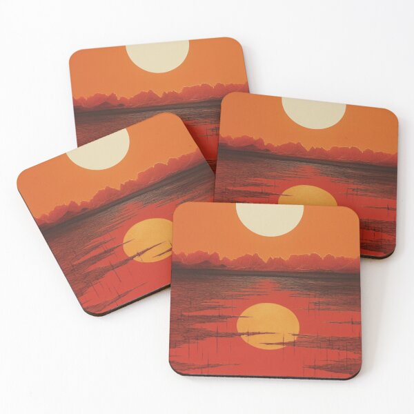 Item preview, landscape, colorful, sun, mountains designed and sold by Sarfa-art.