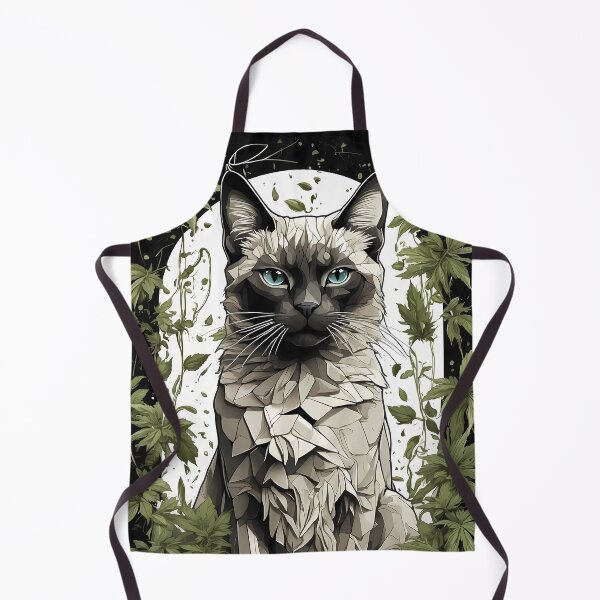 Item preview, seal point siamese cat simon blue cat eye designed and sold by wojysmokes.