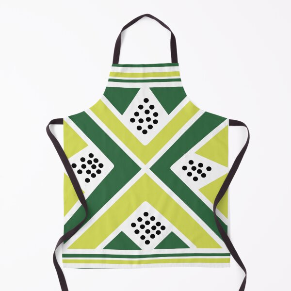 Item preview, African ethnic tribal bogolan green designed and sold by Wolagno.