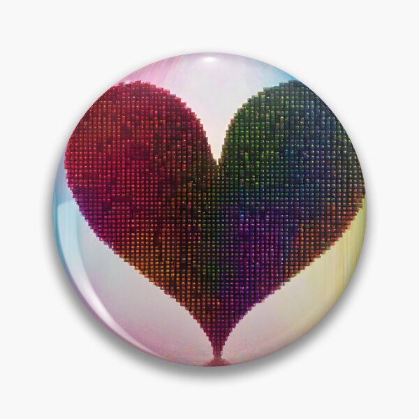 Item preview, Rainbow heart designed and sold by MyCraftForYOU.