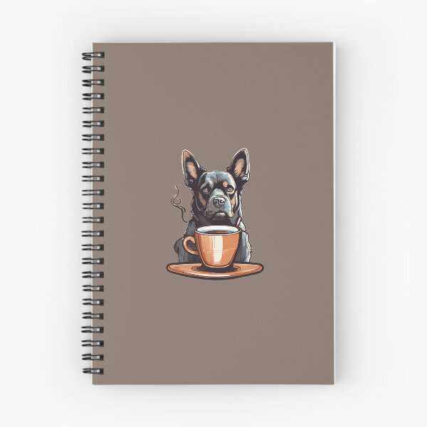 Aperçu de l'œuvre Chien buvant un café créée et vendue par Devo07.