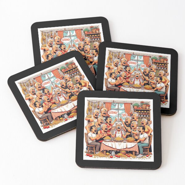 Item preview, Italian Pasta Debate: The Ultimate Kitchen Showdown designed and sold by BlueGoldArt.