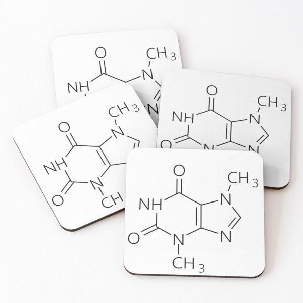 Item preview, Caffeine Molecule - Design designed and sold by JenDouArt.
