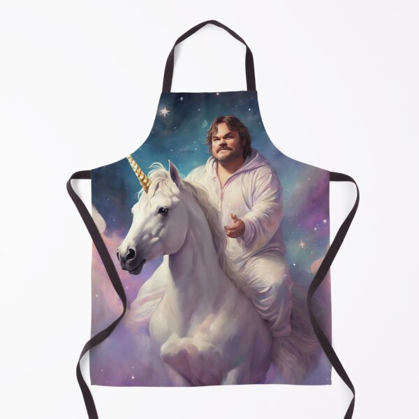 Item preview, Jack Black's Cosmic Unicorn Ride Through The Stars designed and sold by LyssasMindArt.