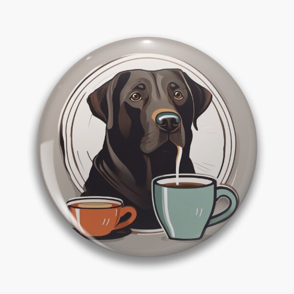Item preview, Labrador Drinking Coffees designed and sold by Devo07.