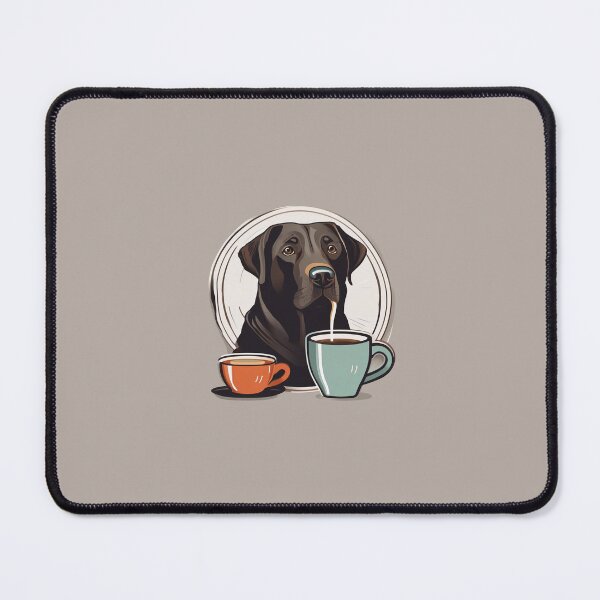 Item preview, Labrador Drinking Coffees designed and sold by Devo07.