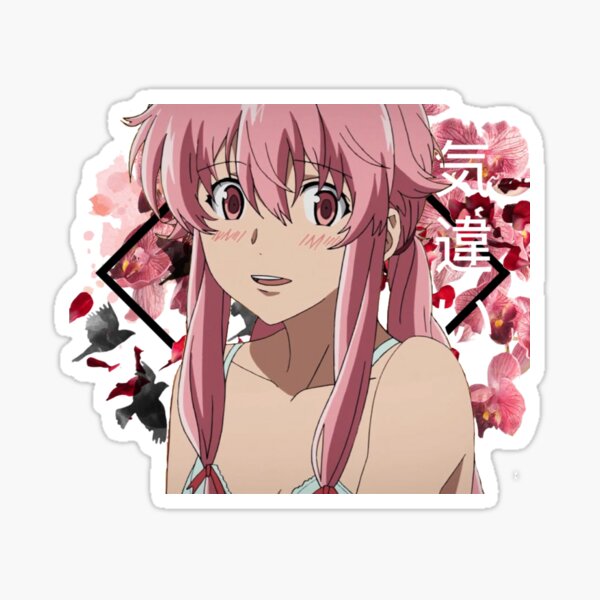 Mirai Nikki - Yuno Gasai - Mirai Nikki - Sticker