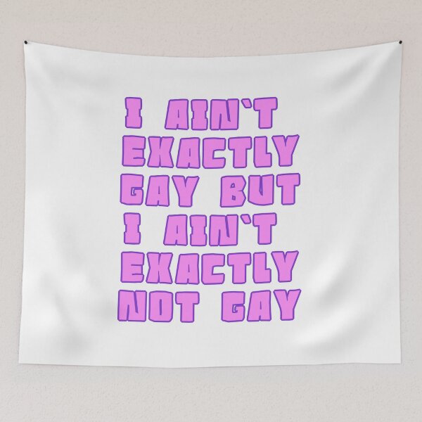 Item preview, I ain't exactly gay but ain't exactly not gay designed and sold by BritySpear.
