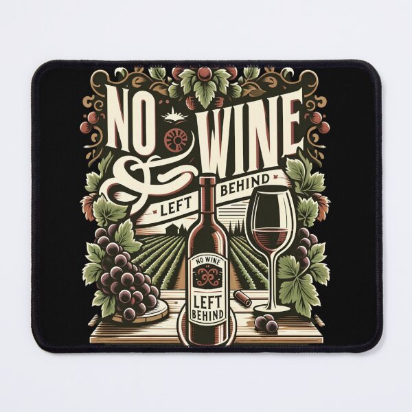 Item preview, No Wine Left Behind  designed and sold by SheetalMourya.